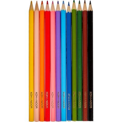 Карандаши цветные 12 цветов шестигранные Koh-I-Noor Birds - фото 2