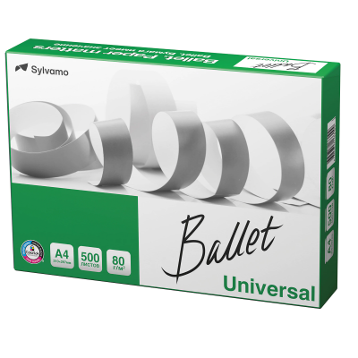 Бумага для офисной техники А4 Ballet Universal (80 г/м², марка C, 500 листов) - фото 1