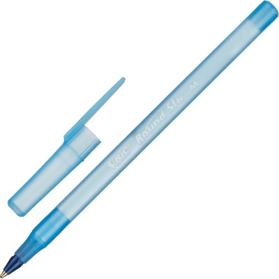 Ручка шариковая BIC Round Stic 0.32 мм синяя - фото 1