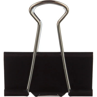 Зажимы для бумаг 51 мм черные Attache (уп. 12 шт) - фото 5