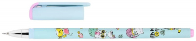 Ручка шариковая Lorex Slim Soft Illegally Cute Cat-mermaid 0.5 мм синяя - фото 1