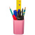 Подставка-стакан для ручек и карандашей Attache Selection розовая, цена, описание, фото 4 Подставка-стакан для ручек и карандашей Attache Selection розовая - фото 4