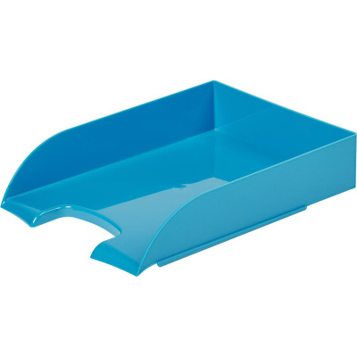 Лоток для бумаг горизонтальный голубой Attache Fantasy, пластик - фото 1