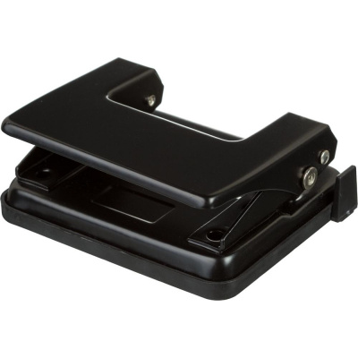 Дырокол до 20 листов Attache Economy черный с линейкой - фото 5