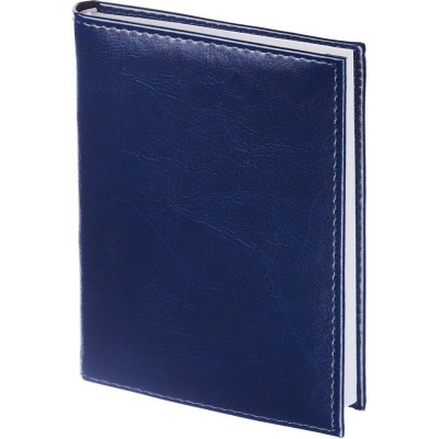 Ежедневник недатированный А6 искусственная кожа 144 л Attache Agenda синий - фото 1