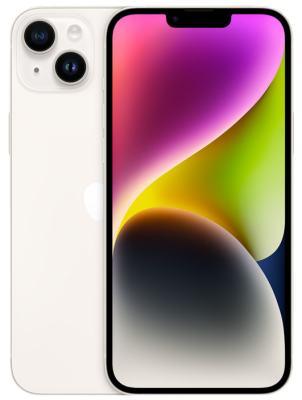 Смартфон Apple iPhone 14 A2882 128Gb сияющая звезда (MPUR3HN/A) - фото 1