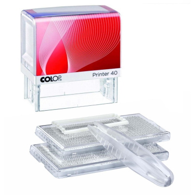 Штамп самонаборный с персонализацией 6/4 строки Colop Printer 40-Set-F - фото 11