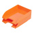 Лоток для бумаг горизонтальный оранжевый Attache Fantasy, пластик, цена, описание, фото 4 Лоток для бумаг горизонтальный оранжевый Attache Fantasy, пластик - фото 4