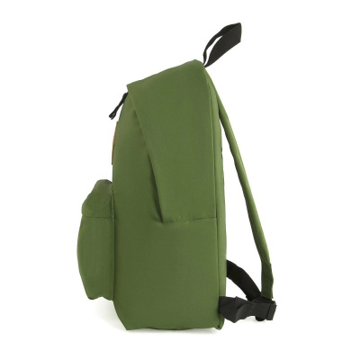 Рюкзак молодежный 20L Brauberg Сити зеленый полиэстер - фото 2