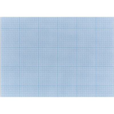 Бумага миллиметровая А3 10 листов Альт голубая сетка масштабно-координатная - фото 2