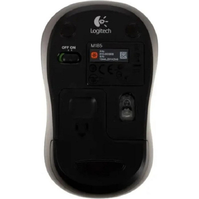 Мышь компьютерная беспроводная Logitech M185 (910-002239) синяя - фото 2