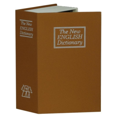 Кэшбокс-книга 115х55х180 мм Onix коричневая, цена, описание, фото 1 Кэшбокс-книга 115х55х180 мм Onix коричневая - фото 1