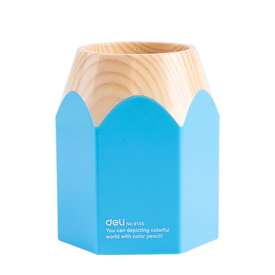 Подставка-стакан для ручек и карандашей Deli Е9145, цвет в ассортименте - фото 5