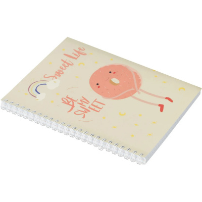 Бизнес-тетрадь А5 в клетку 96 л на спирали Attache Selection Sweet Life Пончик - фото 9