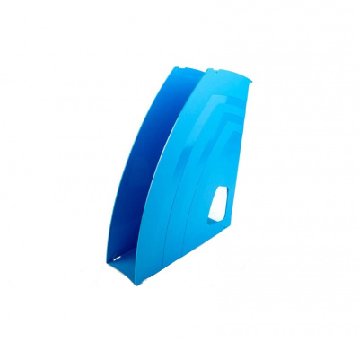 Вертикальный накопитель для бумаг 70 мм пластиковый голубой Attache Fantasy - фото 1