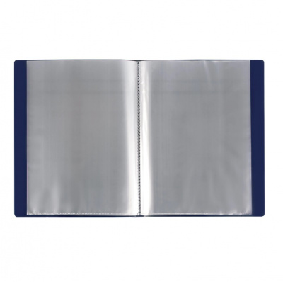 Папка файловая А4 35 мм на 100 файлов Staff синяя - фото 2