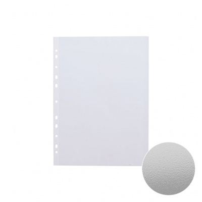 Файл-вкладыш А4 40 мкм прозрачный рифленый Fizzy Clear (уп. 100 шт) - фото 2