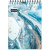 Блокнот А6 в клетку 80 л на гребне Attache Selection Fluid голубой - фото 1