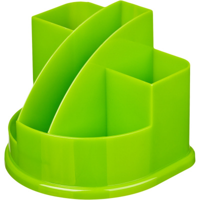 Подставка-органайзер для канцелярских мелочей 5 отделений Attache Fantasy зеленая - фото 4