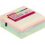 Блок-кубик с клеевым краем 76х76 мм Attache пастельный 4 цвета (1 блок, 400 листов) - фото 1