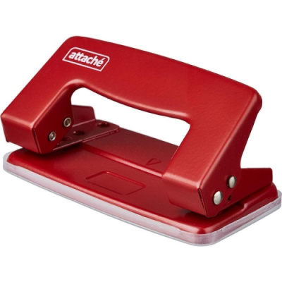 Дырокол до 10 листов Attache 6304 красный - фото 1