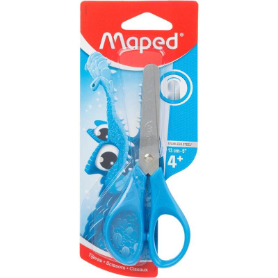 Ножницы детские 130 мм тупоконечные классические Maped Essentials - фото 4