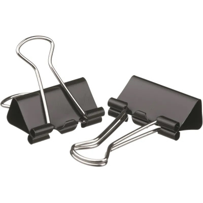 Зажимы для бумаг 51 мм черные Attache (уп. 12 шт) - фото 4