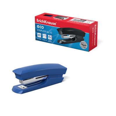 Степлер канцелярский до 20 листов Erich Krause Eco в ассортименте - фото 2