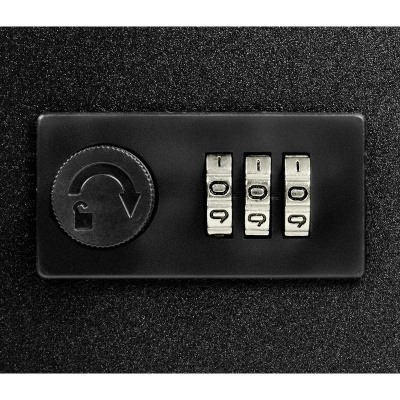 Шкаф для ключей металлический Office-Force черный (на 20 ключей) - фото 2