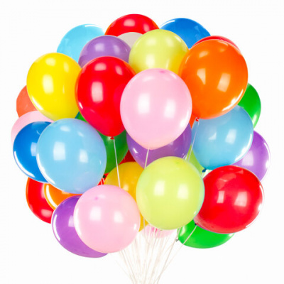 Шары надувные 30 см Золотая сказка в ассортименте (уп. 50 шт) - фото 1