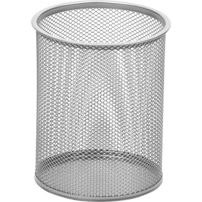 Подставка для ручек и карандашей 115х140 мм Attache серебристая - фото 1