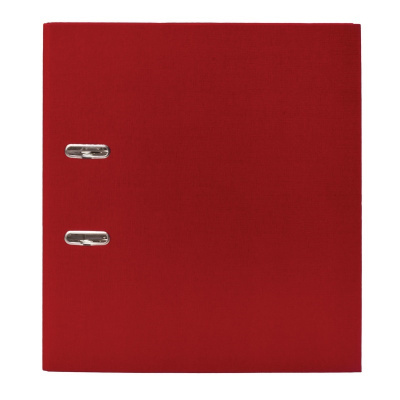 Папка-регистратор А4 75 мм красная - фото 1
