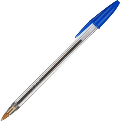 Ручка шариковая BIC Cristal 0.32 мм синяя - фото 4