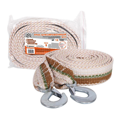 Трос буксировочный 12 тонн ленточный Azard - фото 1
