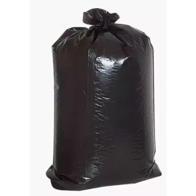 Мешки для мусора ПВД 240л 30мкм 10шт/рул черные 112x140см Paclan Professional - фото 2